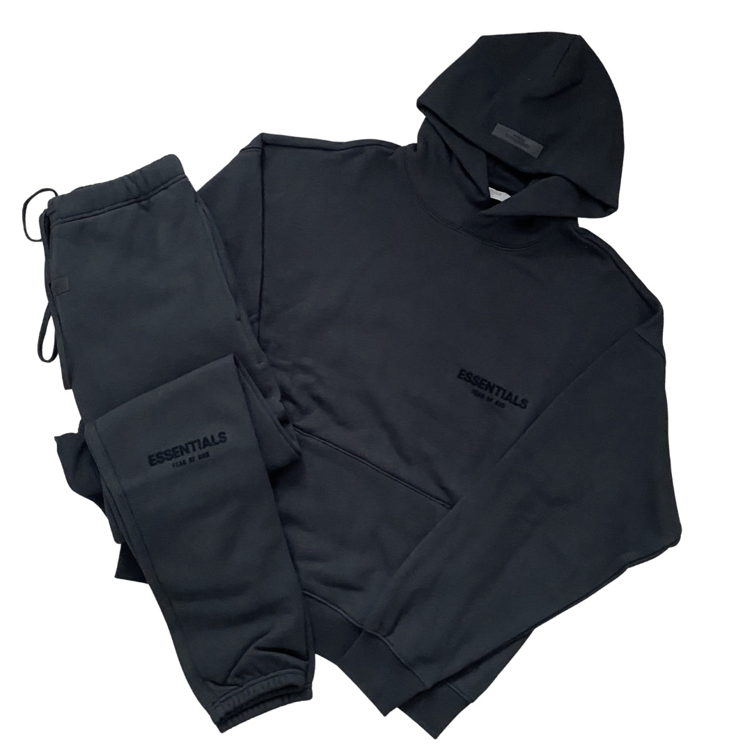 Essentials ‘BLACK’ (SS22) Hoodie & Sweatpant Set