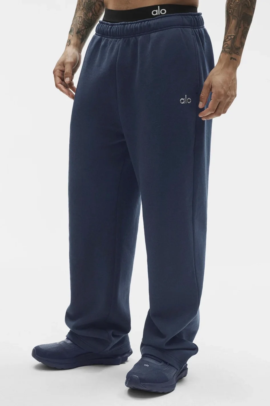 ALO Accolade Straight Leg Sweatpant 'NAVY'
