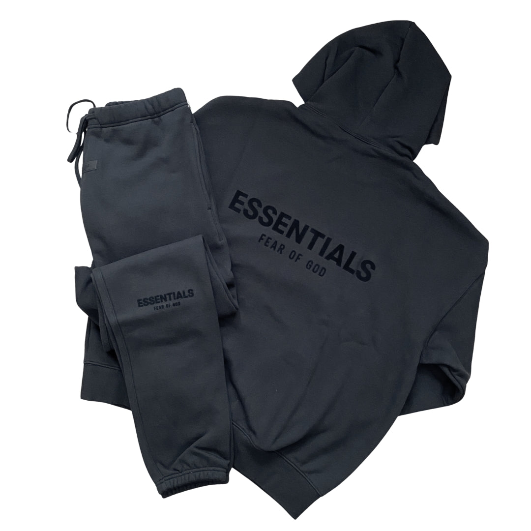 Essentials ‘BLACK’ (SS22) Hoodie & Sweatpant Set