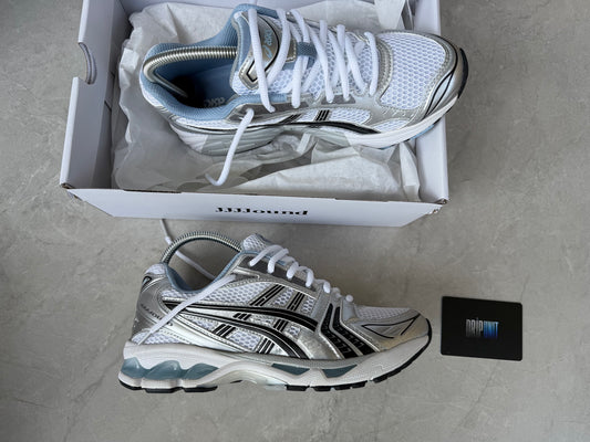 ASICS GEL KAYANO 14  X JJJJOUND WHITE BABY BLUE